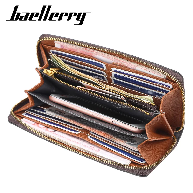 Baellerry  European and American Trend Printing Long Large-capacity Multifunctional Wallet Clutch Wholesale Bag