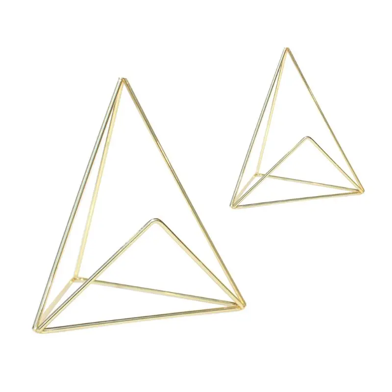 E9LB الحديد هندسية حامل بطاقة الاسم التجاري عرض موقف رف سطح المكتب الجدول صور ملاحظة مجلد المنظم 2 الأحجام