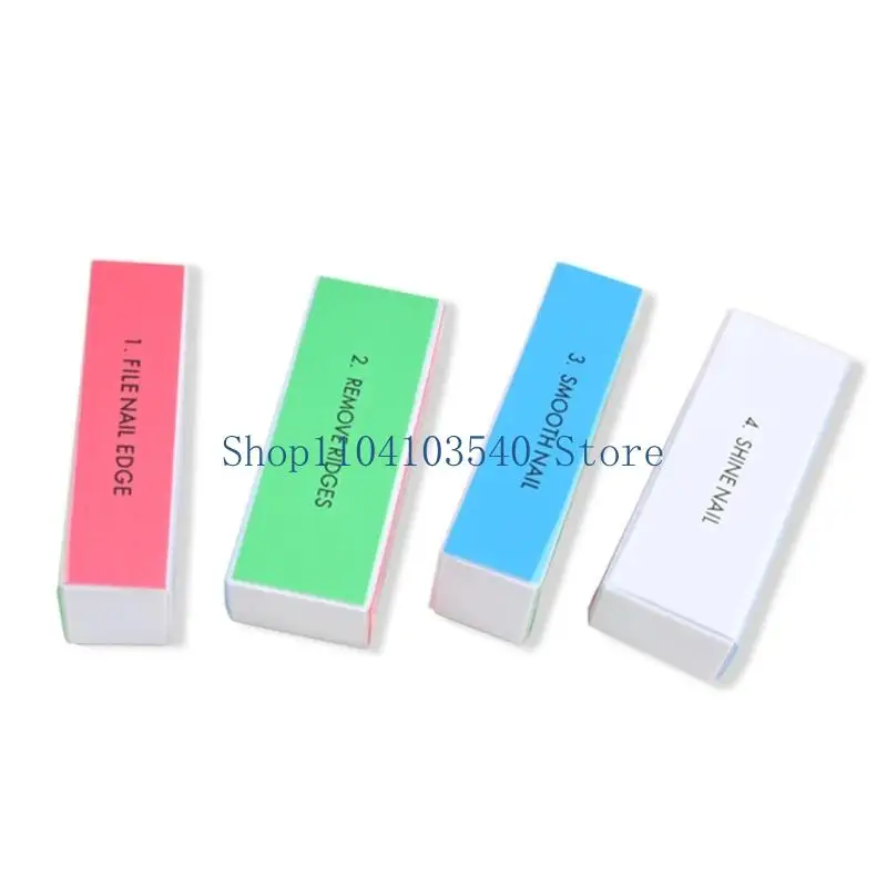 02DC Professional Unguis Polishing Block 4 Hominy Tall Density Spongiform Comfortable For Homestudio Use