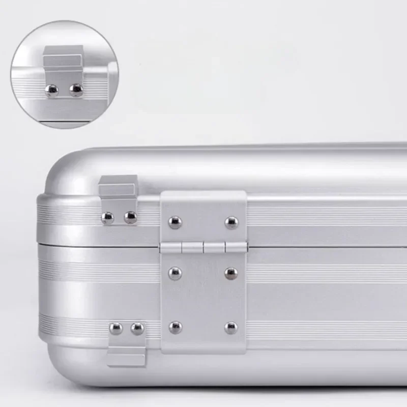 Aluminium Alloy Multifunction Tool Case Professional Combination Lock Portable Storage Tool Packaging Box Quakeproof Case