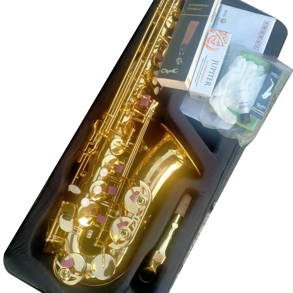 

Jupiter JAS-567 Alto Eb Tune Saxophone New Arrival Brass Gold Lacquer Music Instrument E-flat Sax With Case Accessories