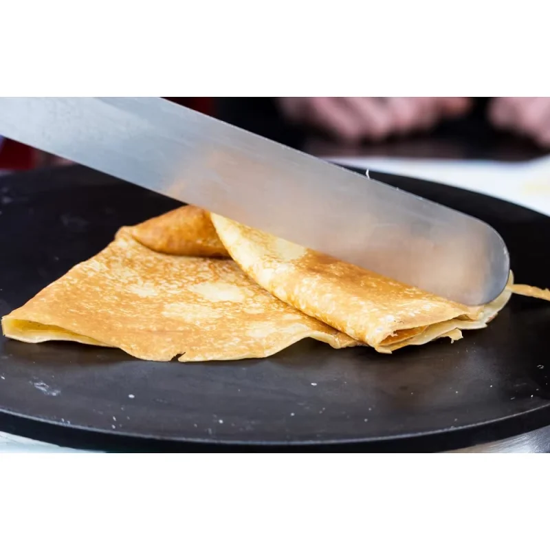 商業クリスピーエッグロールマシンエビ果物と野菜チップアイスクリームコーンメーカースナックバー用の甘い皮