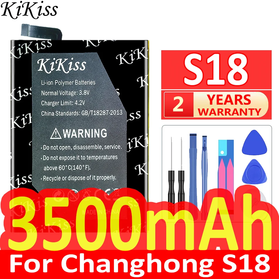 

Мощный аккумулятор KiKiss 3500 мАч для аккумуляторов Changhong S18