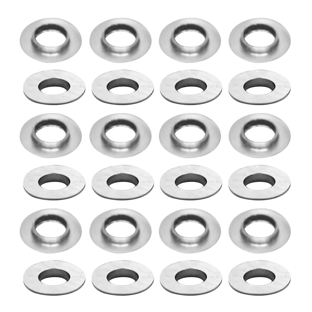 

50 Pcs Glasses Accessories Spacers Convex Gasket Washers Parts Gaskets Stainless Steel Useful Repairing Supplies