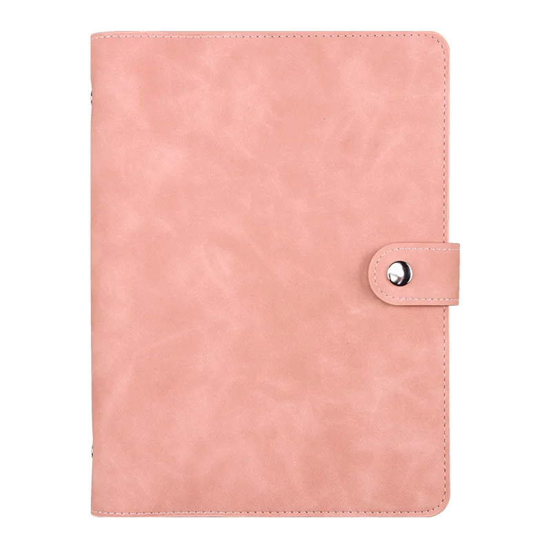 A5 Loose Leaf Notebook Set College Journal Notebooks Leather Journal Cover Budget Planner Binder Notebooks for Students