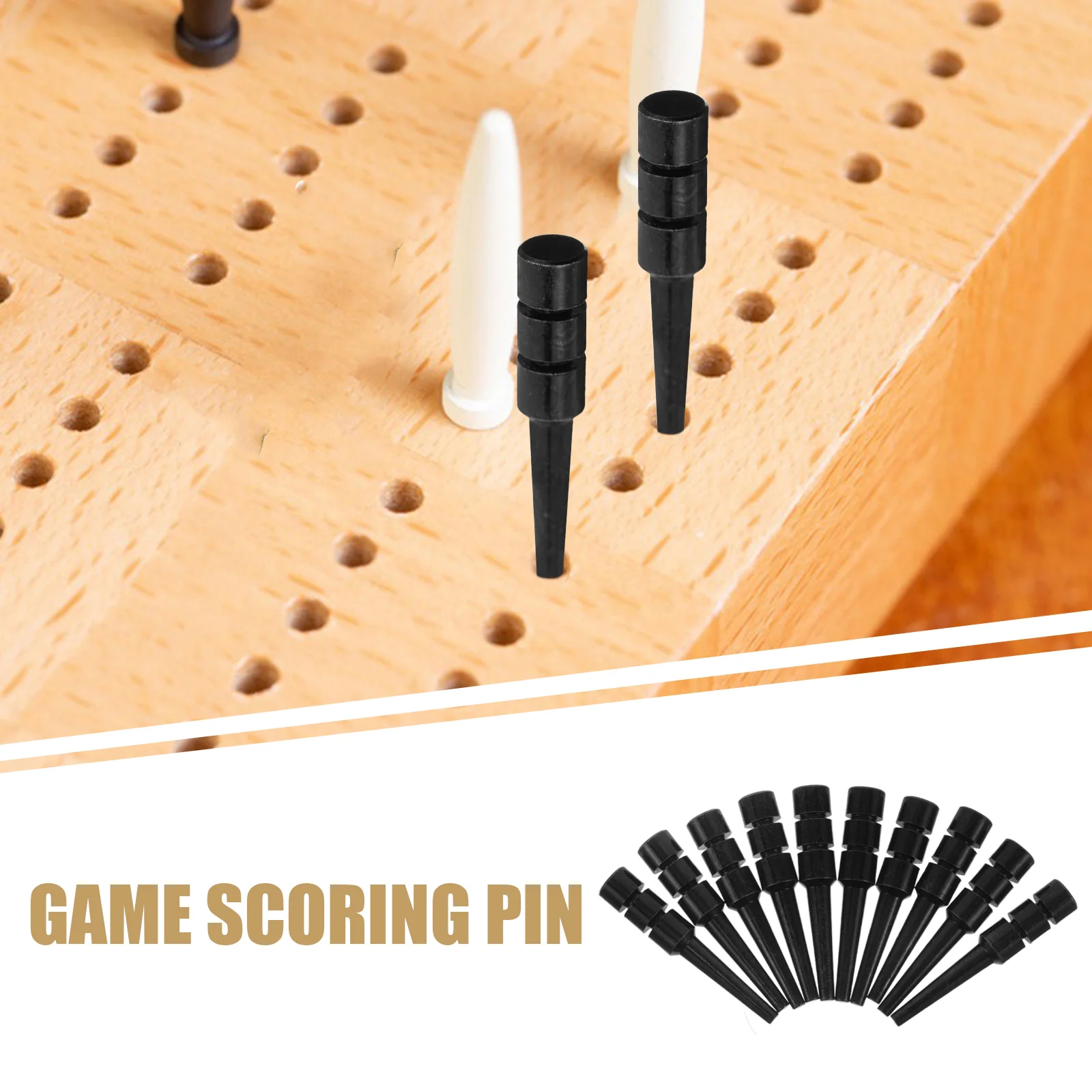 10 Pcs Scoring Peg Cribbage Pegs Unique Game of Metal Funny Pin Toy Hardware Accessories