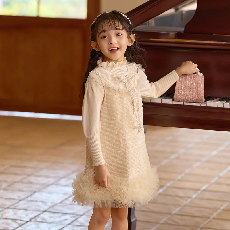 2-8 Jahre Baby Mädchen Tutu Kleid Kinder Kinder Weste Kleid Bogen Plaid ärmellose Freizeit kleider Frühling Herbst Kleidung l405 – Detail 20