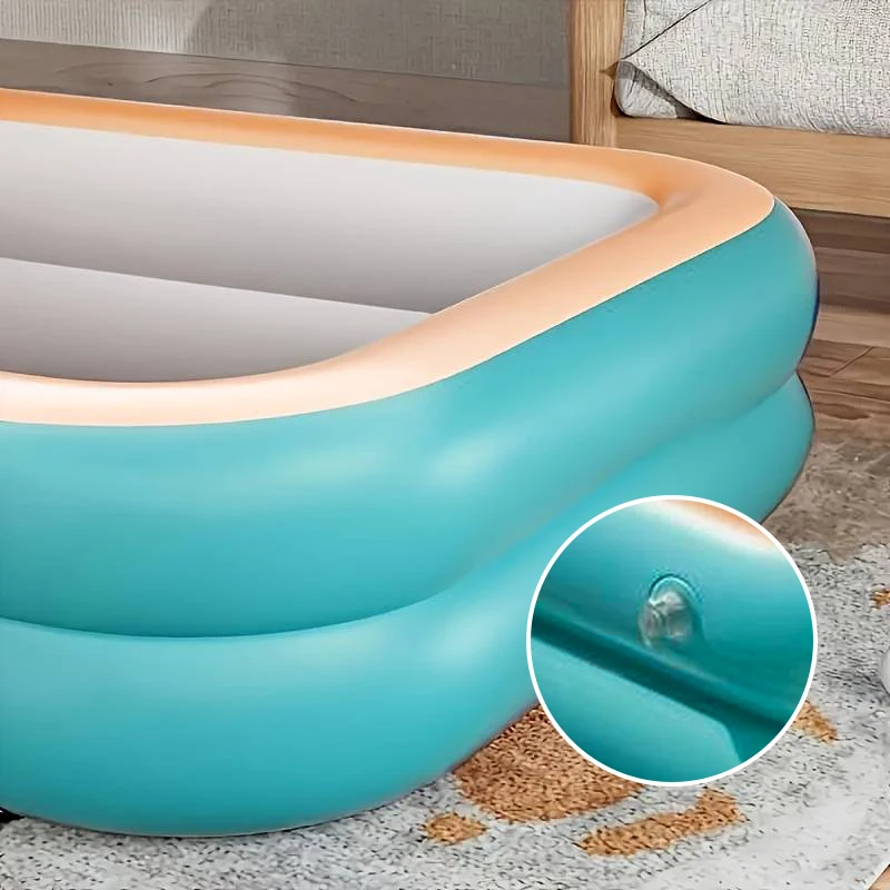 1 ชิ้นสัตว์เลี้ยงสุนัขพองสระว่ายน้ําหนาสองชั้นครอบครัวสระว่ายน้ําเหมาะสําหรับสวนฤดูร้อนน้ําพรรคกลางแจ้ง