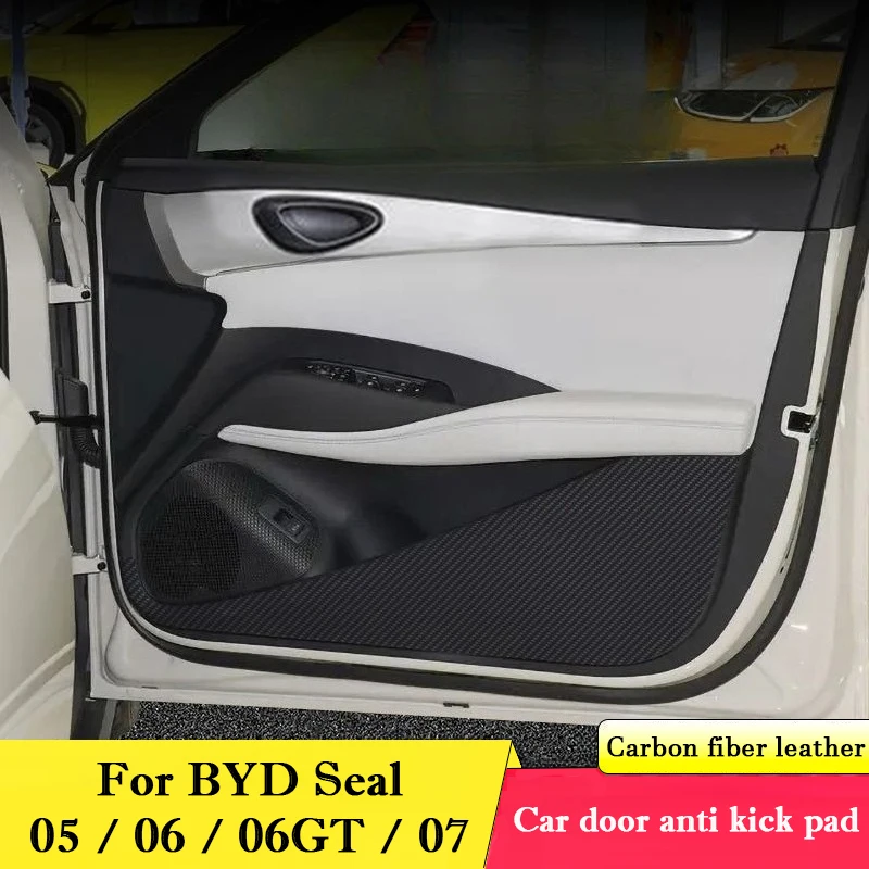 

For BYD Seal 06 GT 05 07 2024-2026 Car Door Anti Kick Pad Scratch Resistant Film Glove Box Protect Stickers Interior Accessories