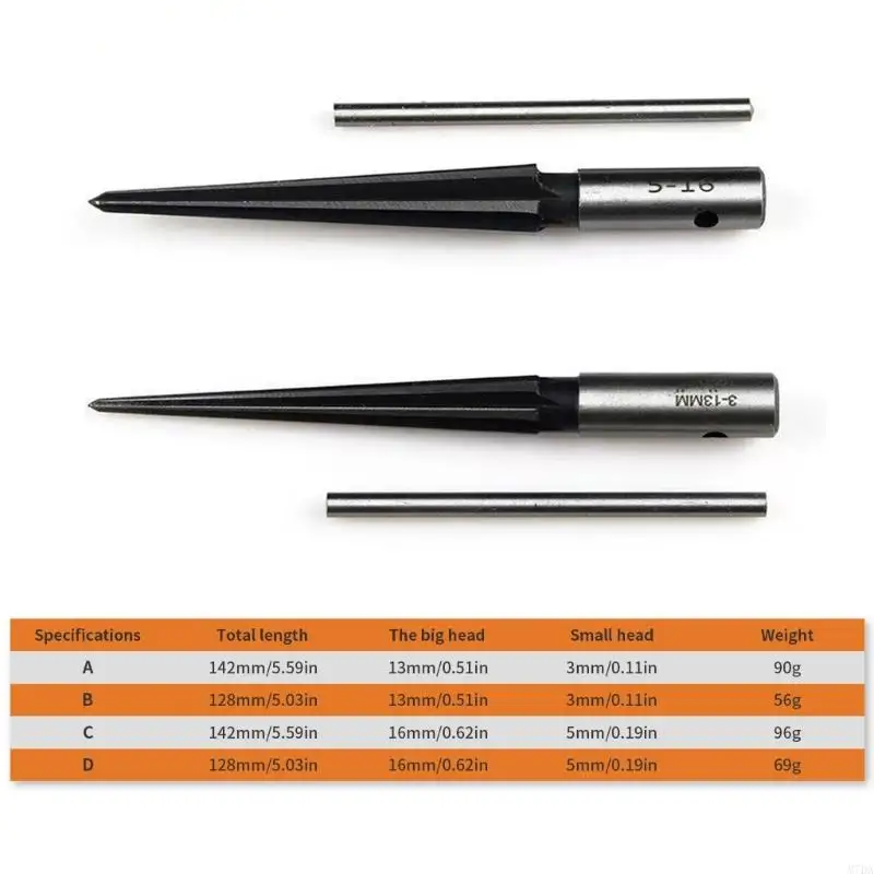 M7DA Round/Hexagonal Handle Reamer Tapered Design for Professional Craft Drilling