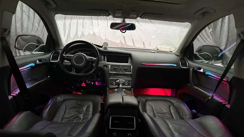 Ambient Light Kit For Audi Q7 2006-2015 Interior LED 64 Color Symphony Dynamic Atmosphere Lamp APP Control