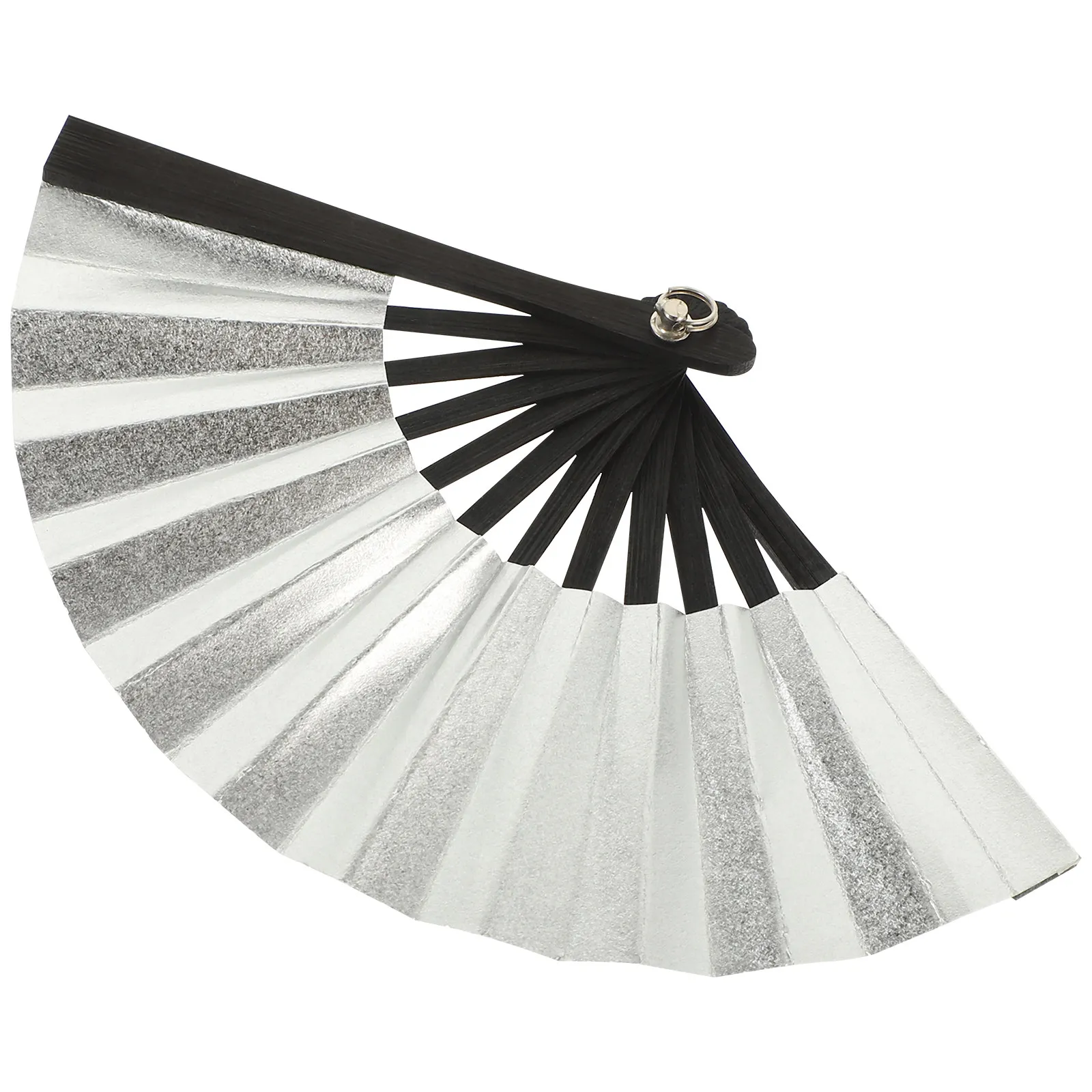 Mini Folding Fan Compact Stylish Paper Hand Fan for Party Decor Photography Props Miniature Scene Crafting Handheld Use