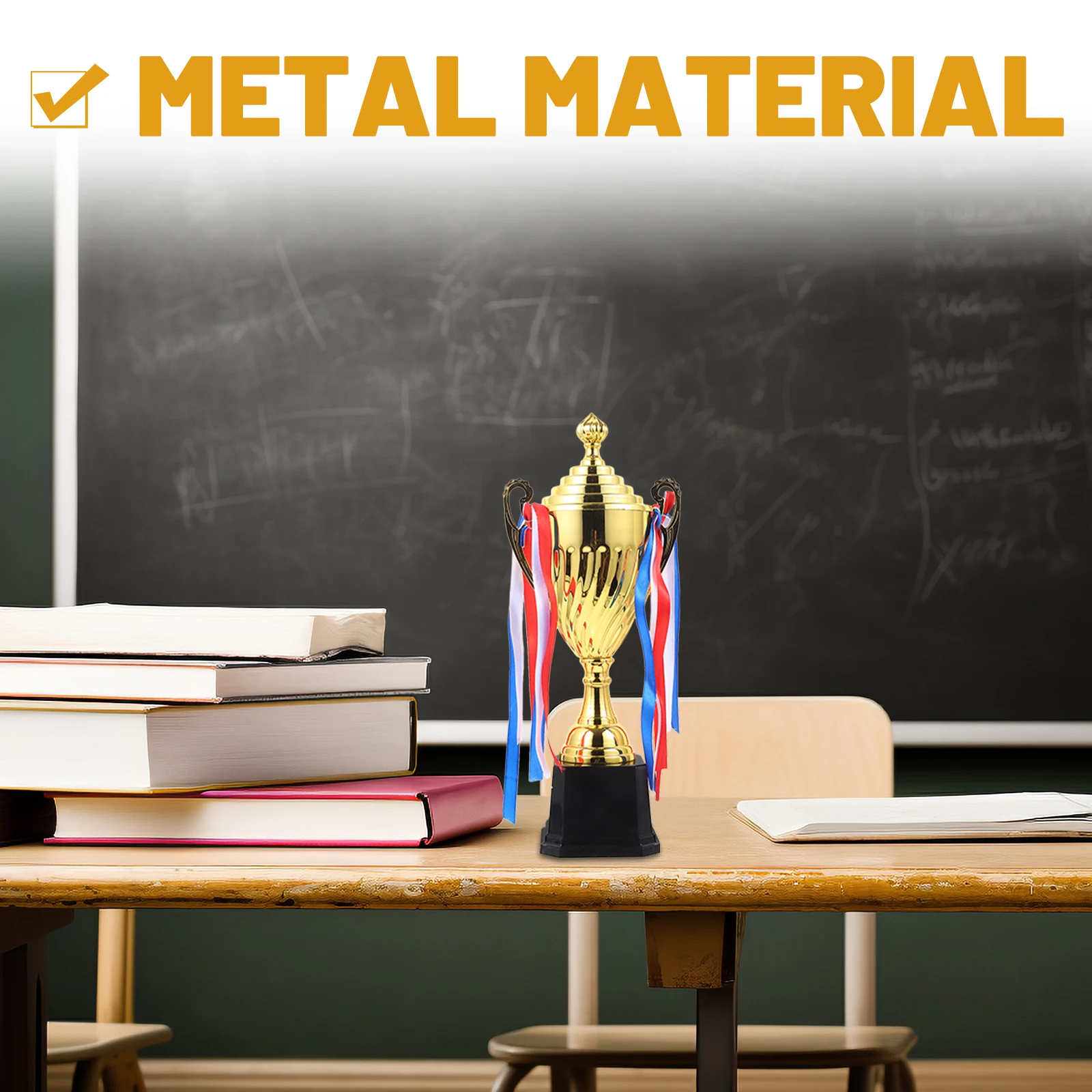 

Metal Trophy for Sports Competition Basketball Game Award Keepsake Commemorative souvenir portable team events high