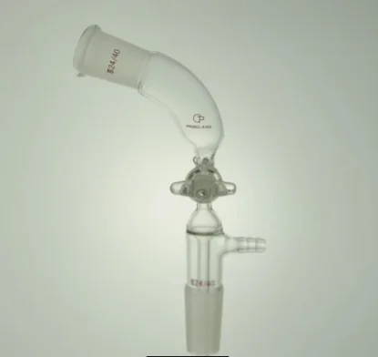 Adaptadores de laboratório para decolagem a vácuo com o,105 °   ,24/40