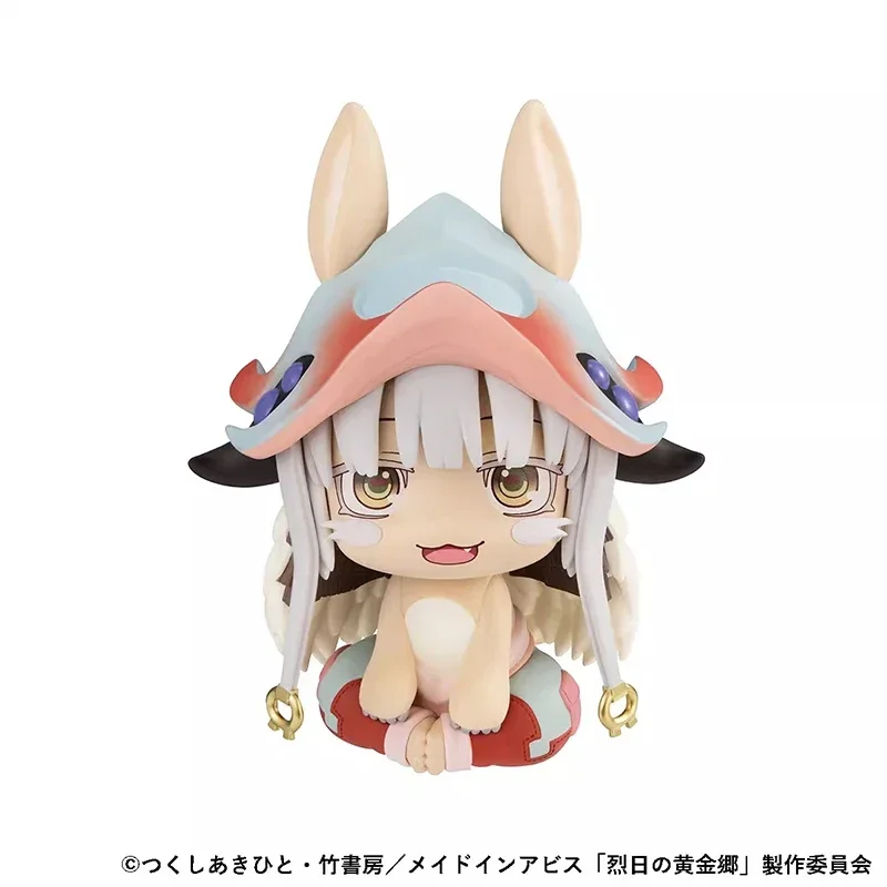 En Stock Original Megahouse MH Look Up Made In Abyss Nanachi versión Q figura de acción Anime modelo juguetes para niños Kawaii