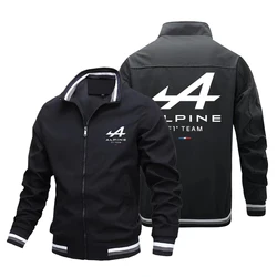 Chaqueta con cremallera del equipo Alpine F1 para hombre, ropa deportiva para exteriores, cárdigan con bolsillo, informal, primavera y otoño, novedad