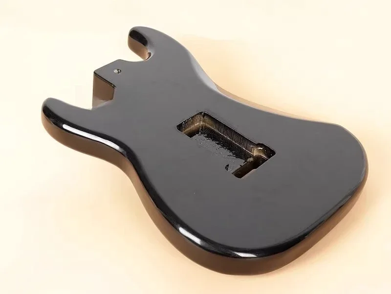 

FY металлический черный корпус электрогитары, корпус гитары, двойной встряхивающий гитарный модифицированный музыкальный инструмент, аксессуары для самостоятельного изготовления