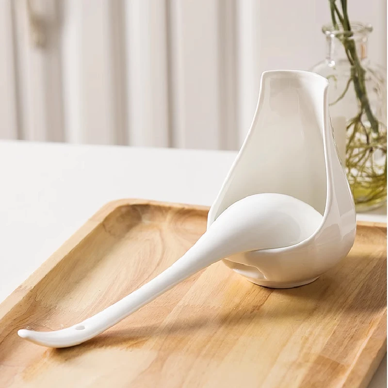Nordic Luxury Ceramic Spoon Chopsticks Rack Household Tableware Rack Ceramic Spoon Colander Kitchen Utensils Rack Kitchen Tools