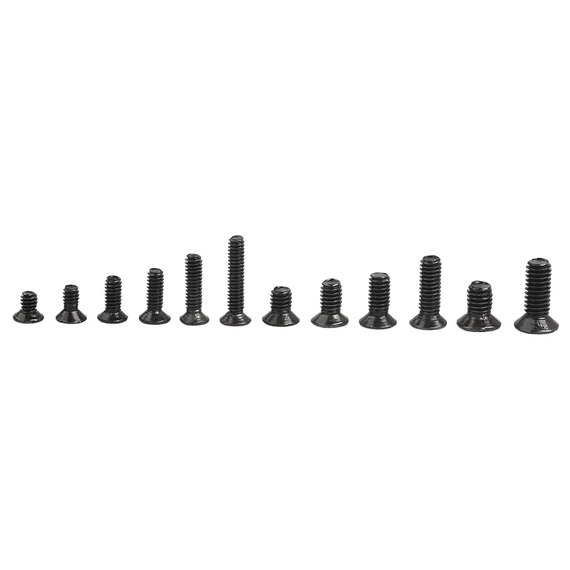 240pcs M2 M2.5 M3 Laptop Screw Set Flat Head Phillips Drive Accessories For Laptop Computer Repair Computer Electronic Screw