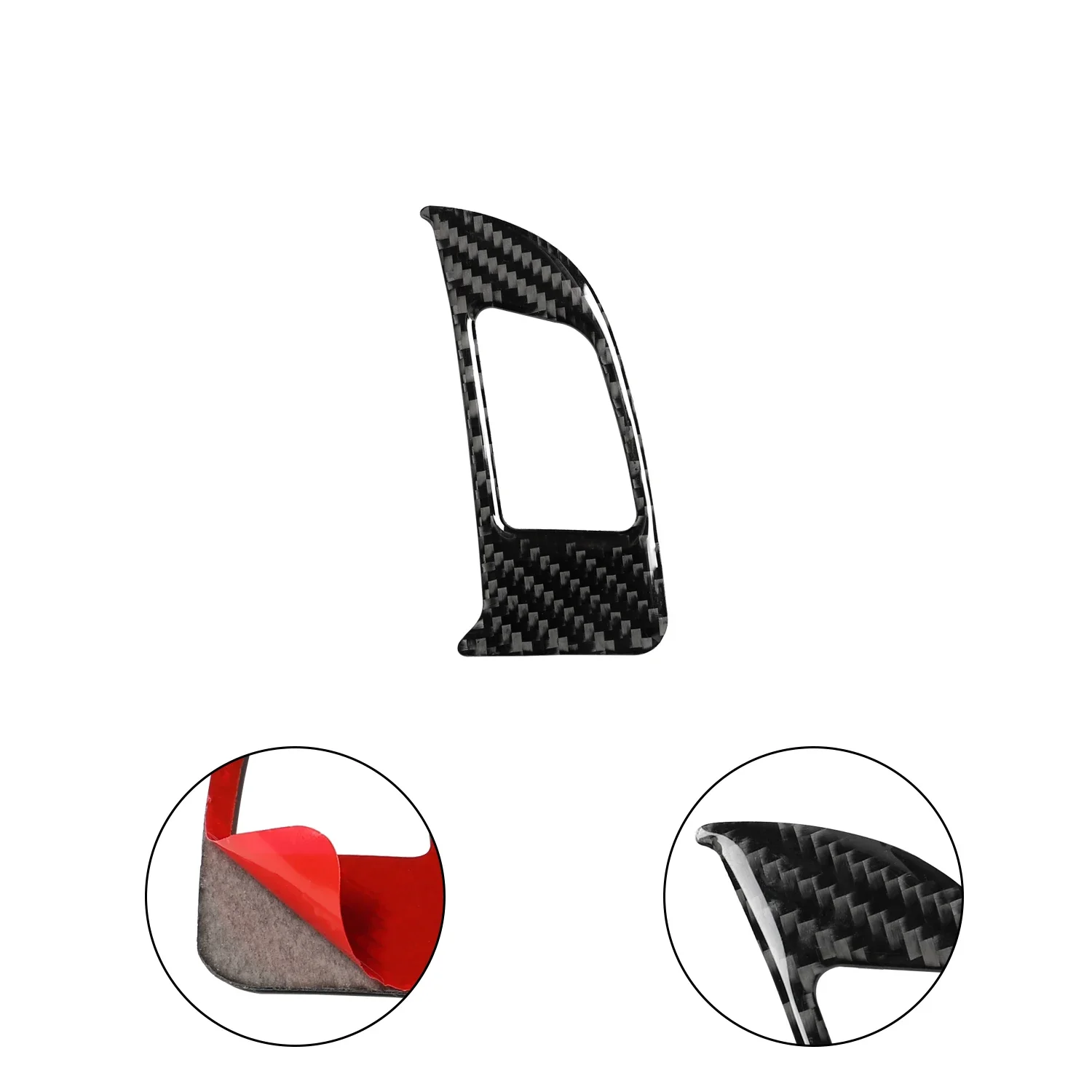 Carbon Fiber For Audi Q5 2009 2010 2011 2012 2013 2014 2015 2016 Car Emergency Light Button Panel Interior Sticker