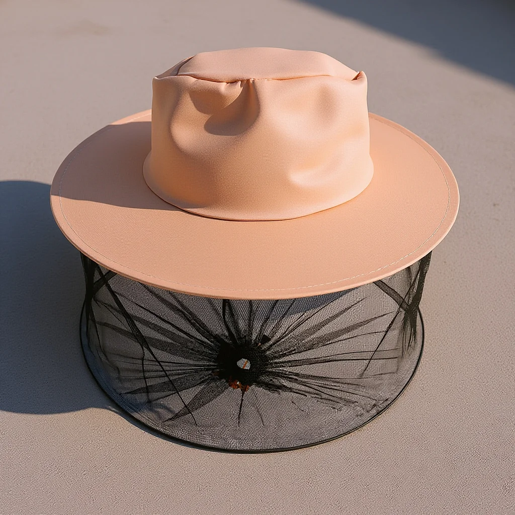 

Шапка с вуалью для пчеловодства, кепка для пчеловодства с дышащей сеткой для защиты от солнца, легкое защитное снаряжение для пчеловодства, рыбалки