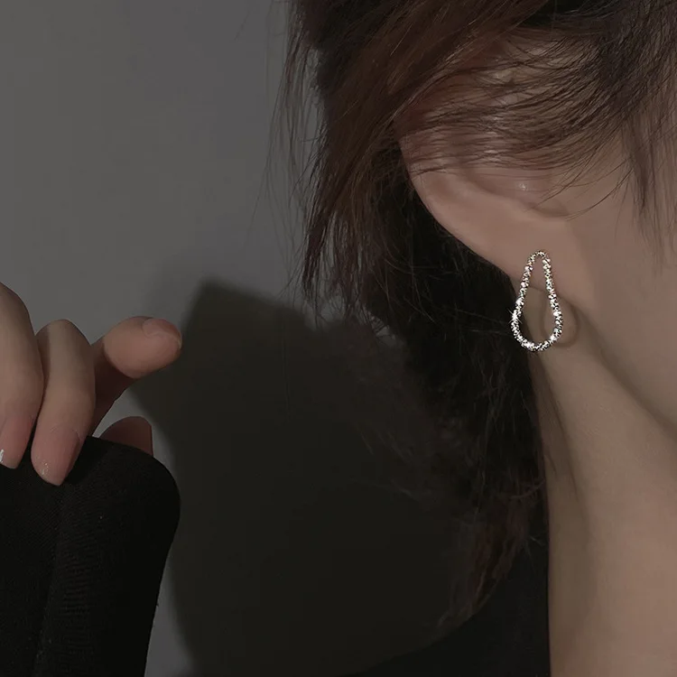 925 Sterling Silver Tassel Drop Earrings For Women Piercing Ear Elegant Luxury Jewelry Accessories Wholesale Jewellery