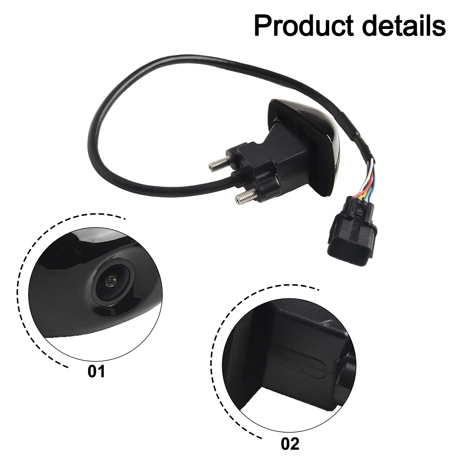 

Резервная камера для Hyundai, черная, цветная, резервная камера заднего вида, прямая установка, высококачественная установка для резервного копирования автомобиля