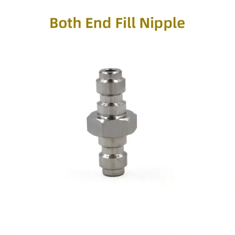 High Pressure 8MM Foster Quick Disconnect Male Female Adaptor Fill Nipple Blind Plug  Thread 1/8NPT&1/8BSP&M10*1