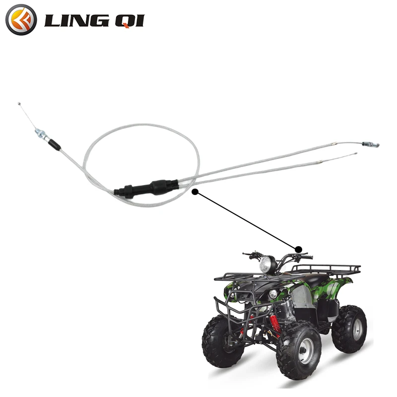 LINGQI Universal Throttle Cable Line for 49cc 50cc 70cc 90cc 110cc 125cc ATV Quad 4 Wheeler Mini Pit Dirt Bike