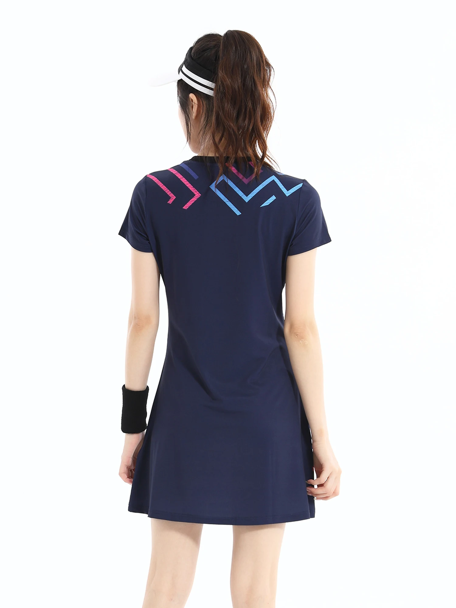 New Women Girls Sports Dress + Inner shorts Ladies Tennis Dresses Badminton Clothes Gym Running Quick Drying Sportswear