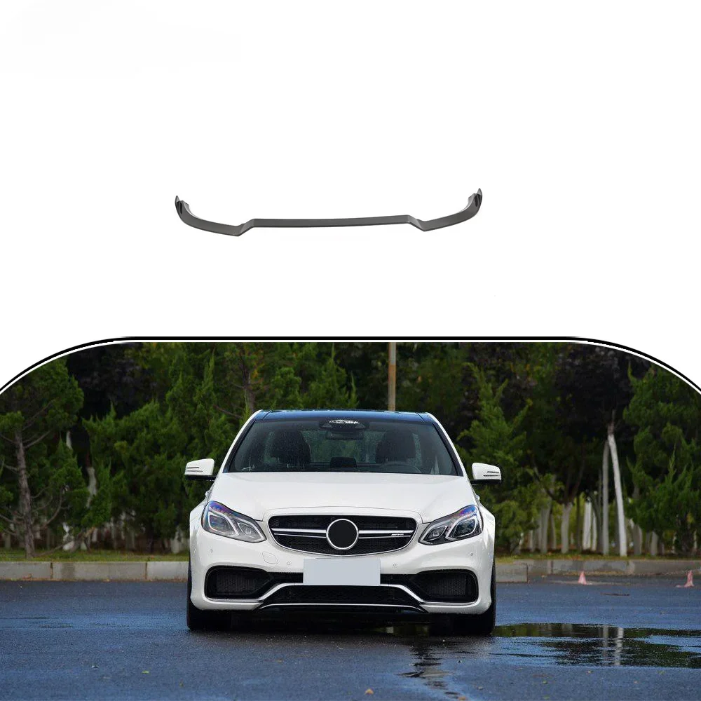 W212 E63 Carbon Fiber Front Bumper Lip For Mercedes Benz E Class AMG 2014-2015 body kit bumper