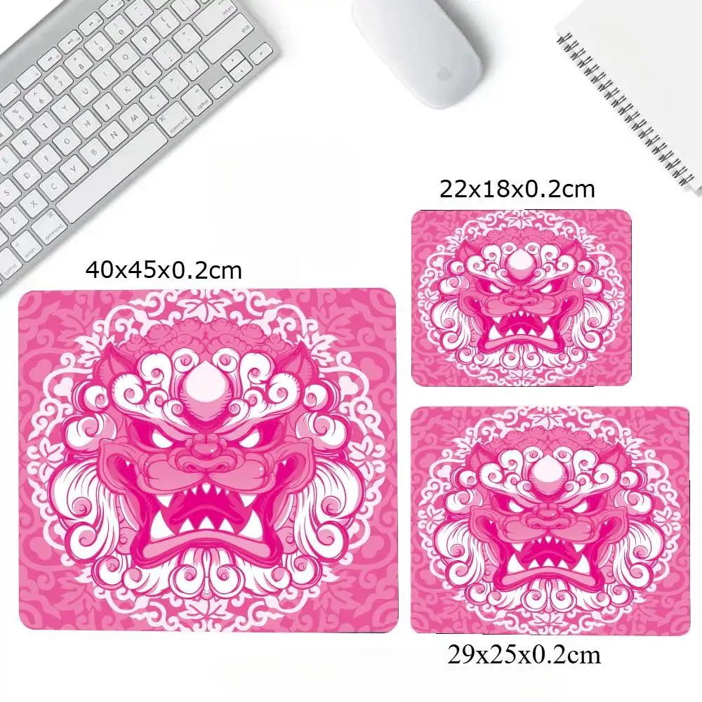 Japan Dragon Mouse Pad Square Gamer Computer Keyboard Mat Gaming Office Accessories Rug Mousepad PC Small Keyboard Table Mats