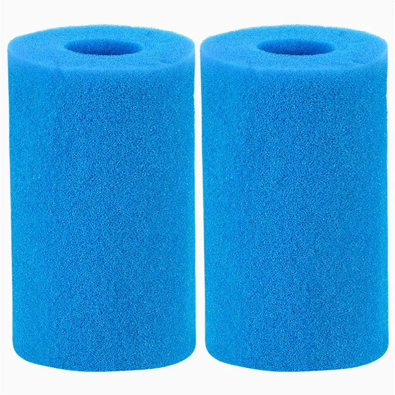 AB13-Type B Washable Pool Sponge Filter, Reusable Swimming Cartridge Foam Filter For Compatible With In-Tex Type B (2 Pcs)