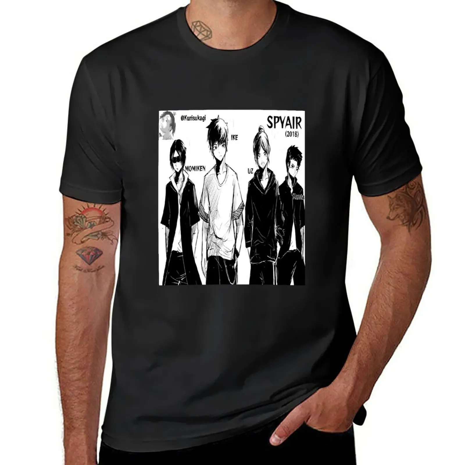 

New spyair 4 T-Shirt Tee shirt t shirt man Blouse mens white t shirts