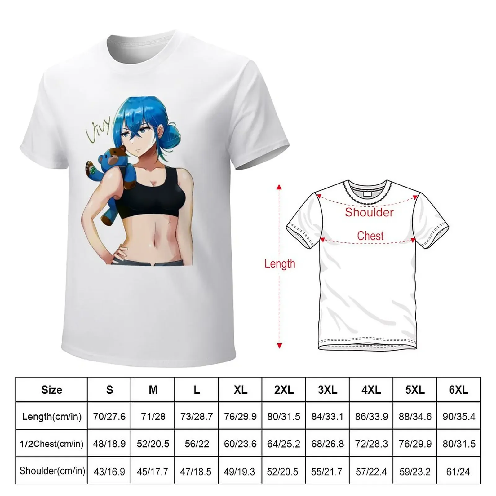 Vivy & Matsumoto fanart : Fluorite Eye's Song T-Shirt anime clothes funnys mens graphic t-shirts