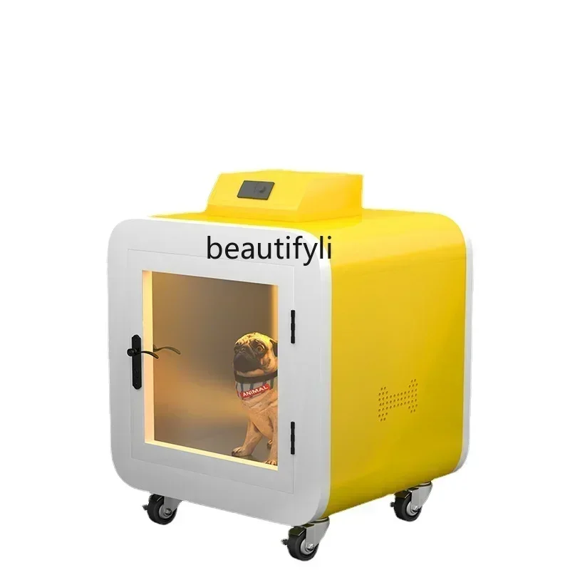 

FG44Mobile Mute Pet Soundproof Room Small Cat and Dog House Household Heat Dissipation Breathable Soundproof Bin Cover Box