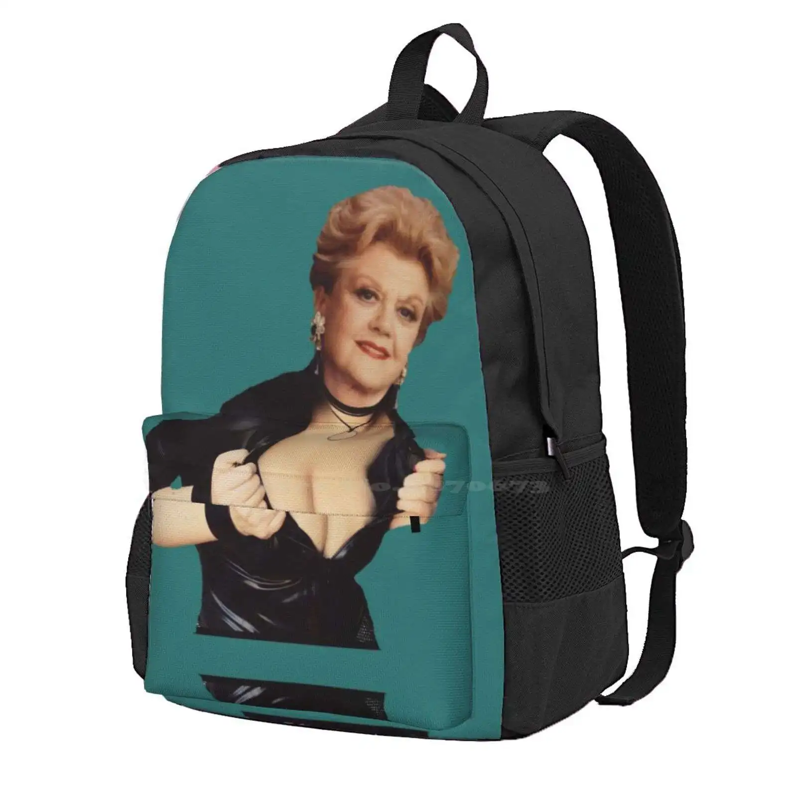 

Angela Lansbury- Murder She Wrote Hot Sale Schoolbag Backpack Fashion Bags Angela Lansbury Fletcher Murder She Wrote 80S Tv