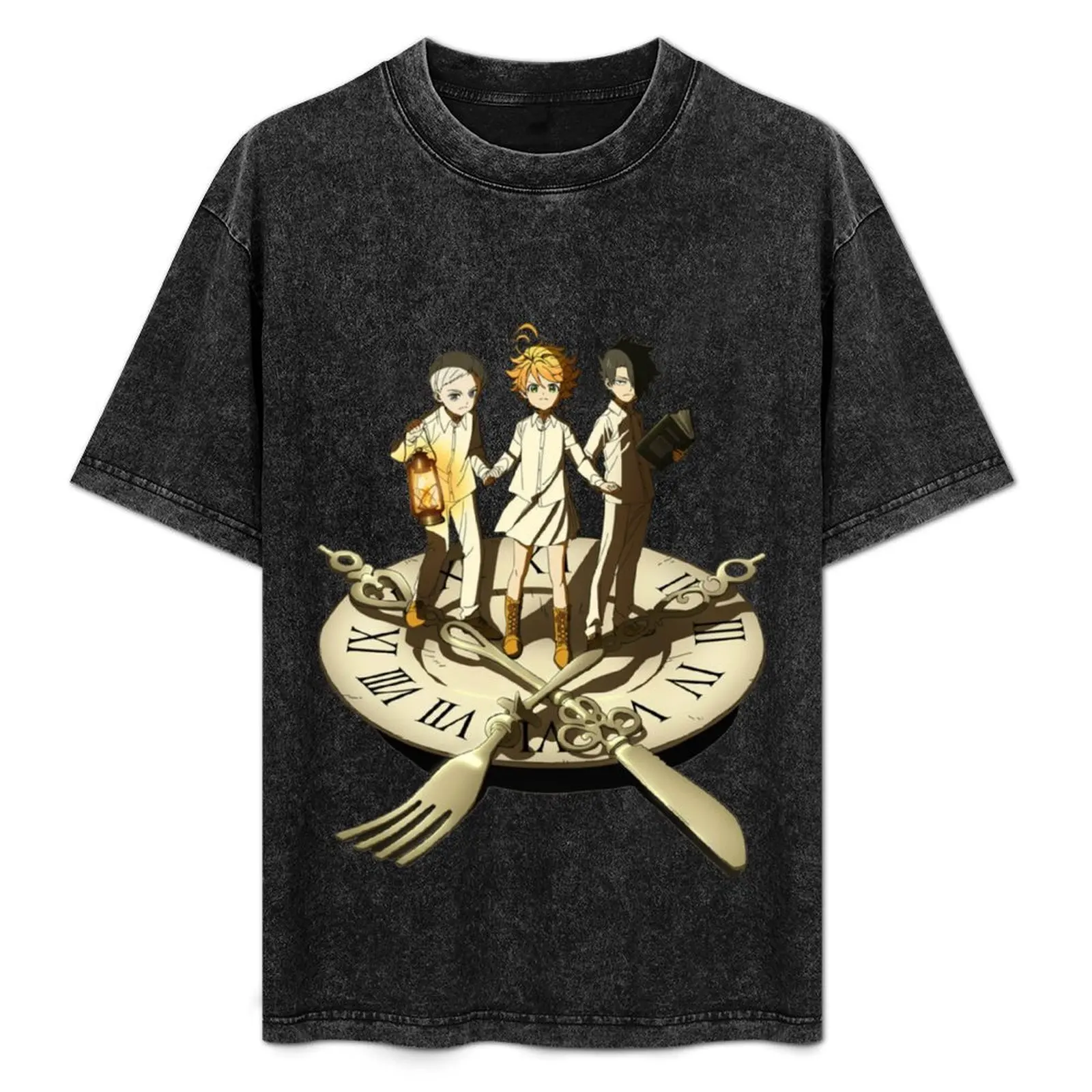 

Emma, Ray _amp_ Norman Trio - The Promised Neverland T-Shirt Plus Size Street Style Tee