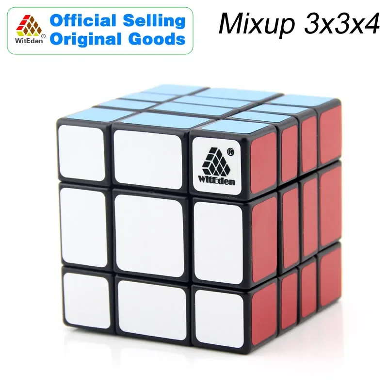 WitEden & Oskar Mixup 3x3x4 Magic Cube 334 Cubo Magico Professional Speed Neo Cube Puzzle Kostka Antistress Toys For Boy