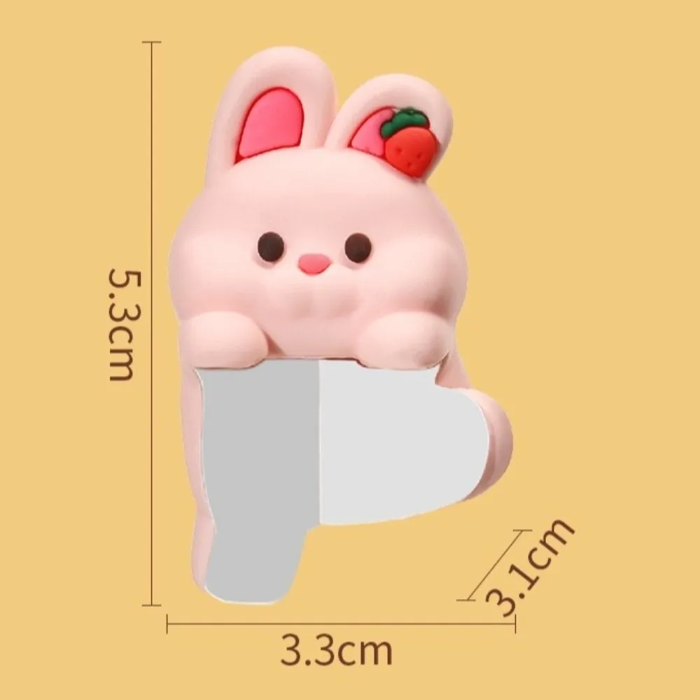 قطعتان من واقيات زوايا المكتب المصنوعة من السيليكون على شكل حيوانات كرتونية مضادة للتصادمات غطاء حافة الأثاث ناعم وسهل التركيب #6