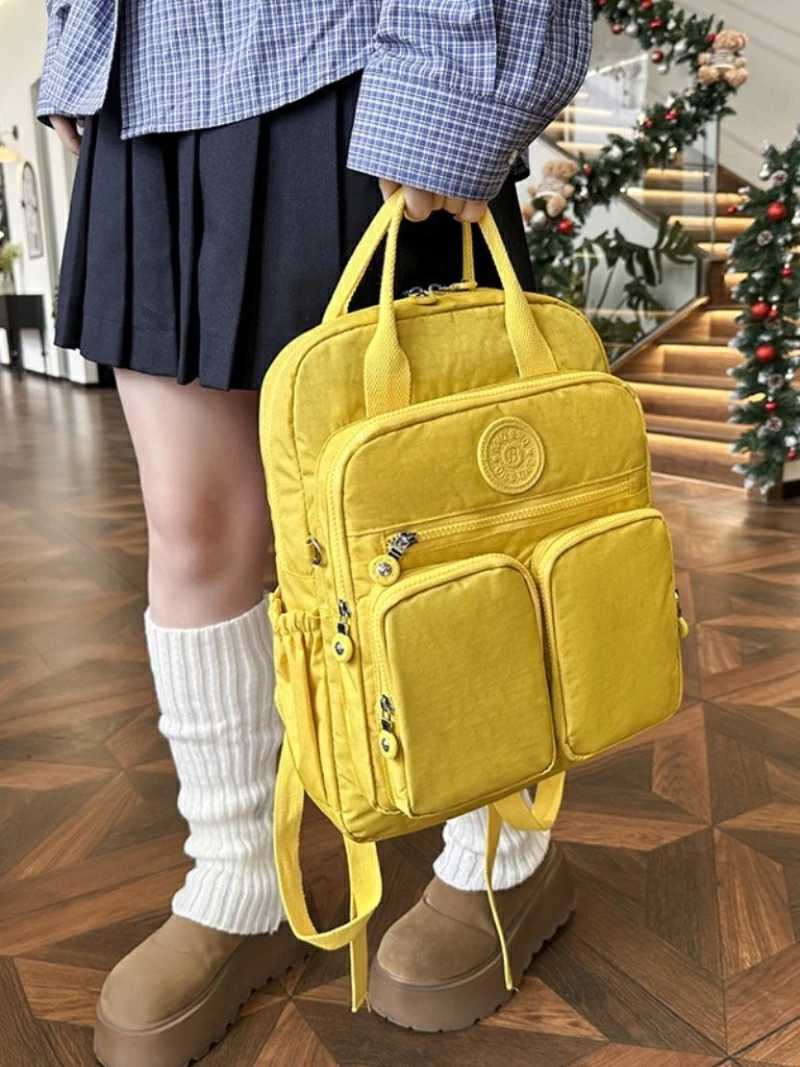 

Женский модный и универсальный рюкзак с несколькими карманами, легкий и водонепроницаемый повседневный рюкзак, женская сумка для компьютера