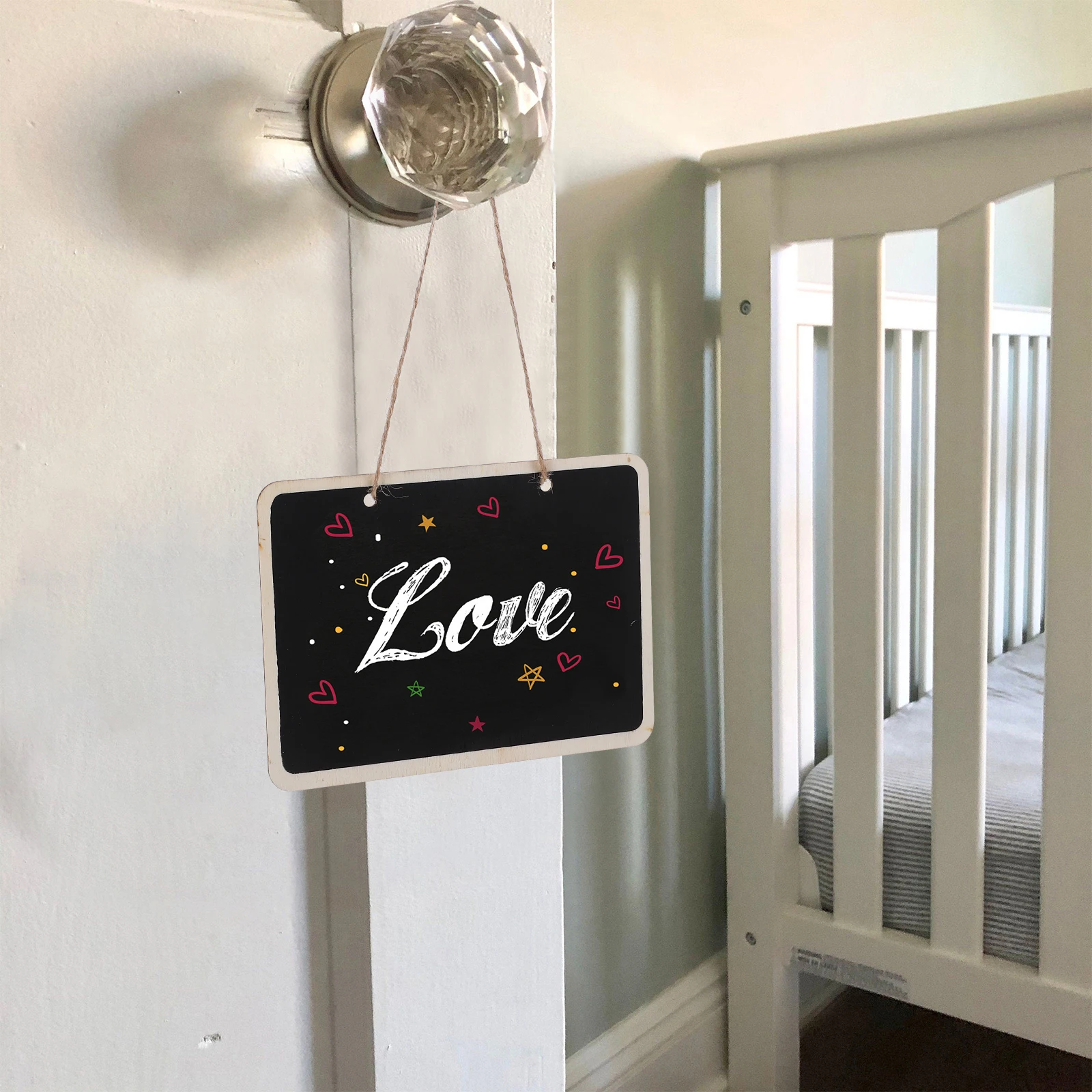 

Mini Blackboard Signs Double Sided Chalkboards Vintage Decor Hanging Tags Menu Schedule Notes Diet Table Numbers Guests Names