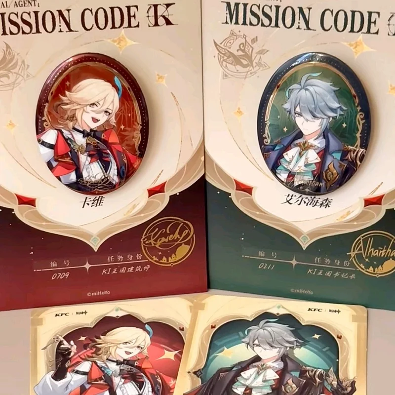 

Genshin Impact косплей Alhaitham Kaveh акриловые стоячие тарелки значки отправляются на 30-й день рождения подарок на выпускной аниме игрушка