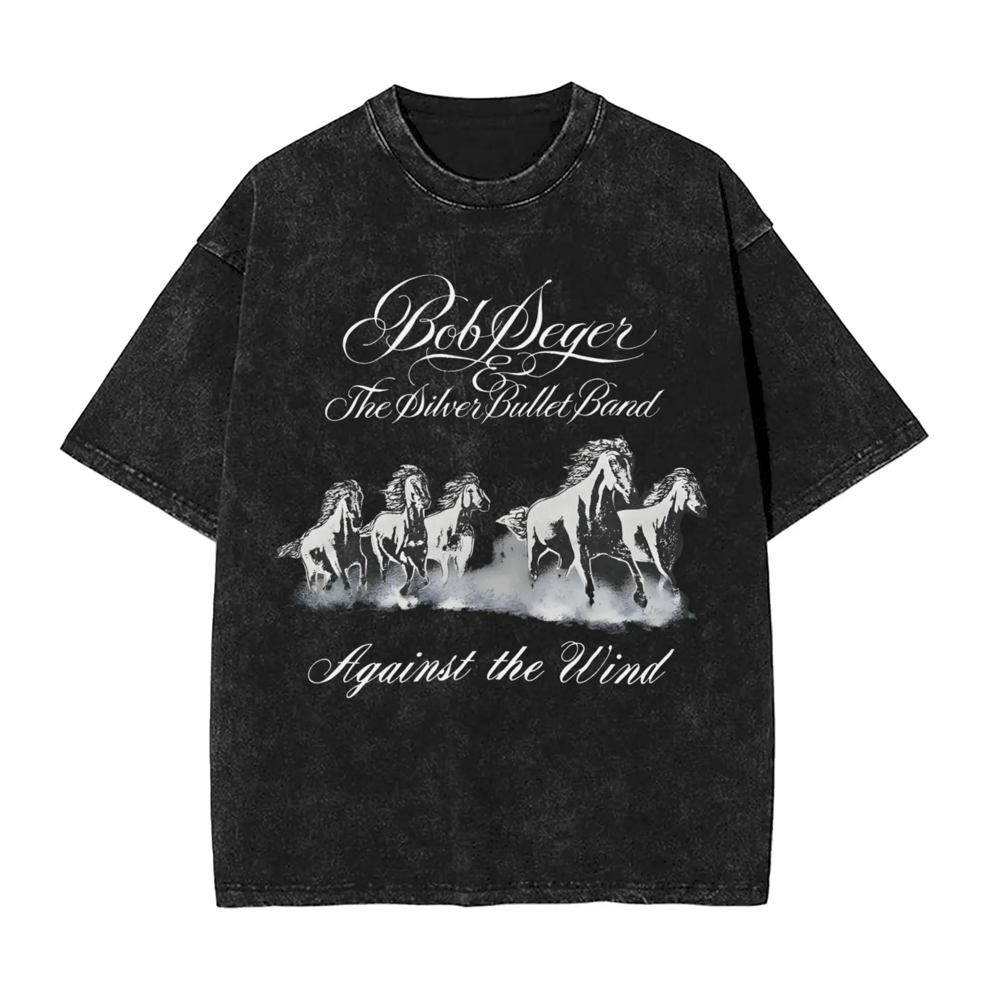 Bobs legend rock and Roll Segers Final Tour Washed T Shirt Men Women Streetwear Hip Hop T-Shirt Printed  Tees Short Sleeve