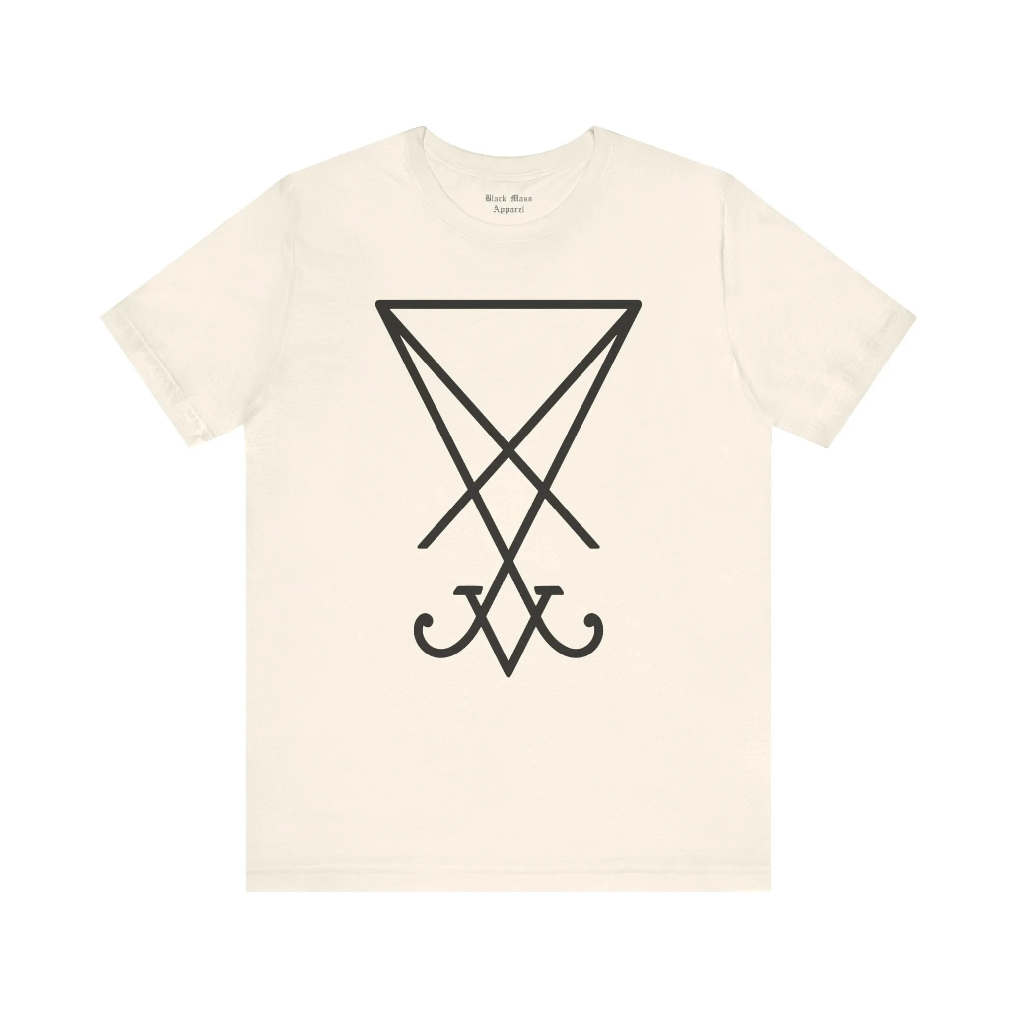 Lucifer Sigil, Satan T-shirt, Devil Shirt, Demonology Shirt, Black Magic, Vintage Occult, Gothic Fashion Jersey Short Sleeve Tee