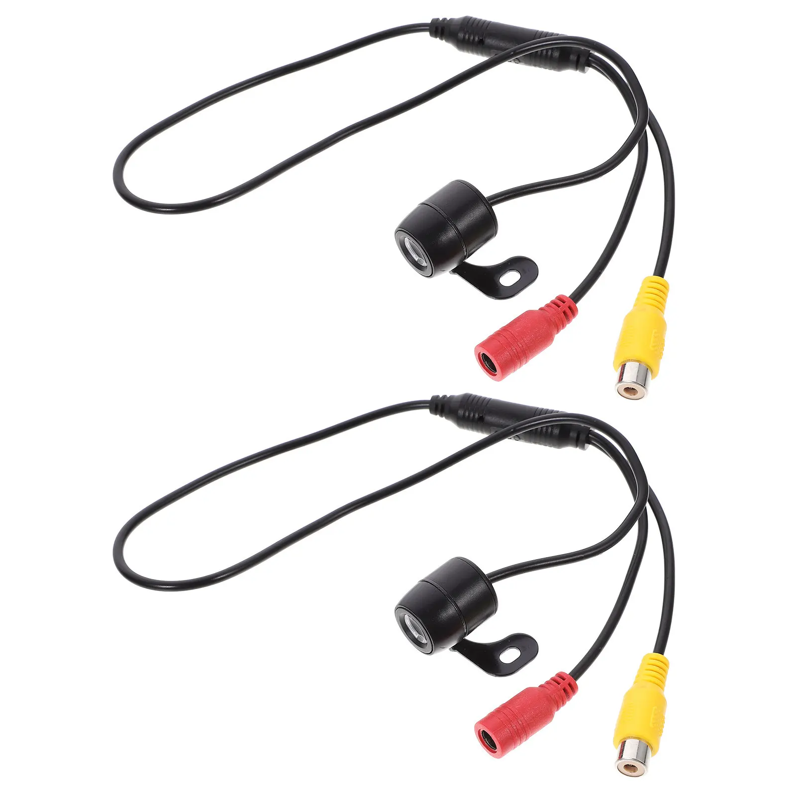 

2Pcs Car Safety Reverse Camera Universal Wide Angle Backup Camera with External Bracket Parking Monitor Rear View Cam