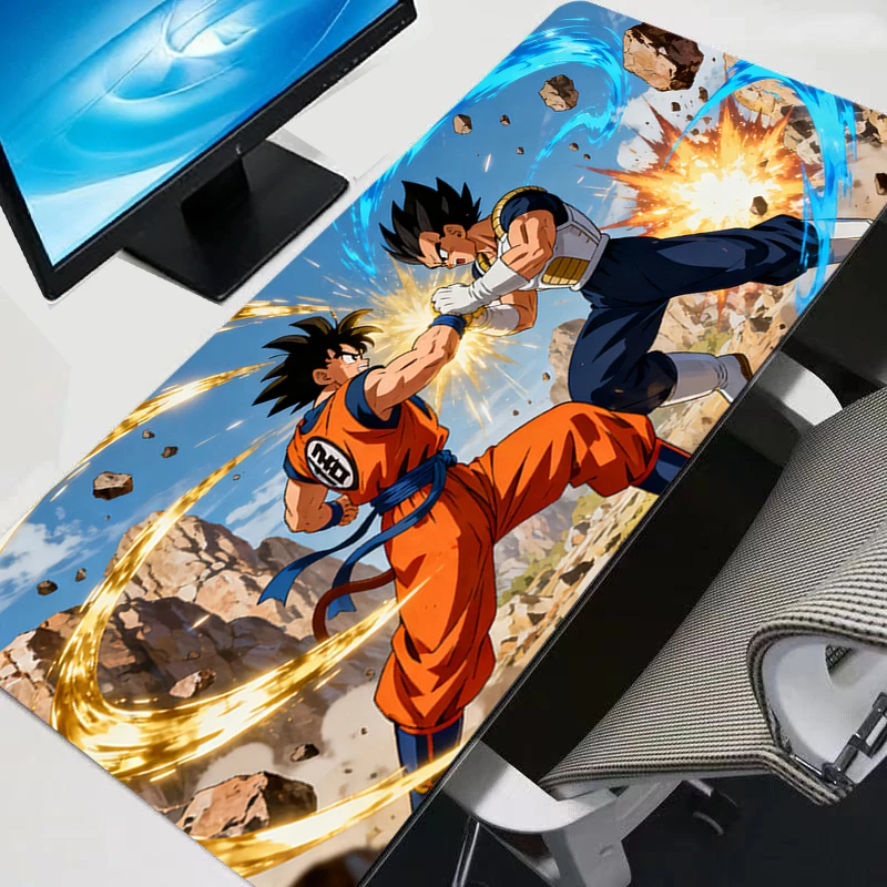 

Mouse pads Dragon Ball DBZ Mouse pad professional eSports game players Speed Lock Edge Rubber Game Desk Mousepad Keyboard Mat