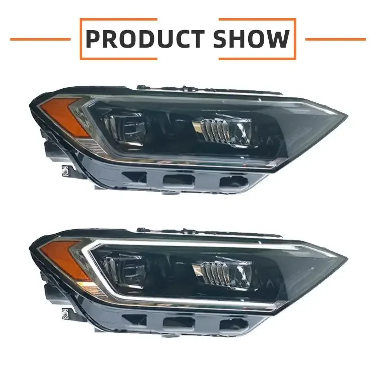MJ for Jetta Mk7 Headlights 2019 2024 Jetta A7 LED Front Lamp Upgrade Car Accessories VW Head Light Assembly