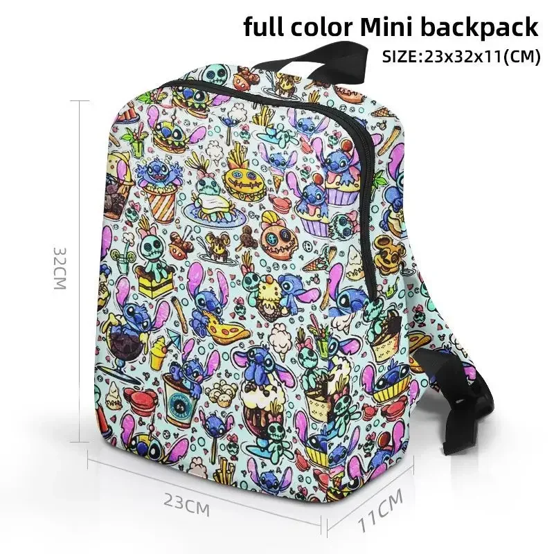 Disney Lilo & Stitch：The Series Cartoon Harajuku Cosplay Mini Backpacks Canvas Backpack Student Schoolbag Girl Kawaii Bags Gifts