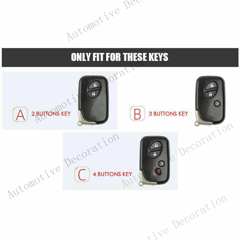 Z+ Zinc Alloy Car Smart Key Fob Case Cover For Lexus ES RX GS LS RX350 ES350 IS350